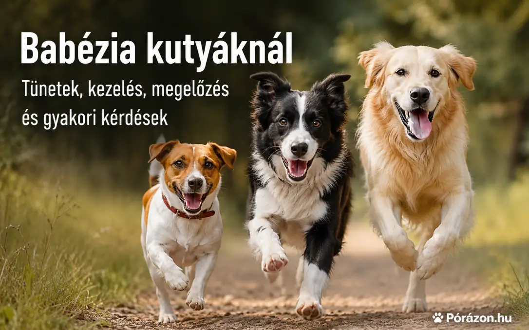 Babézia kutyáknál – tünetek, kezelés, gyógyulás és megelőzés