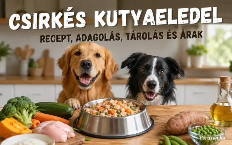 Csirkés kutyaeledel recept