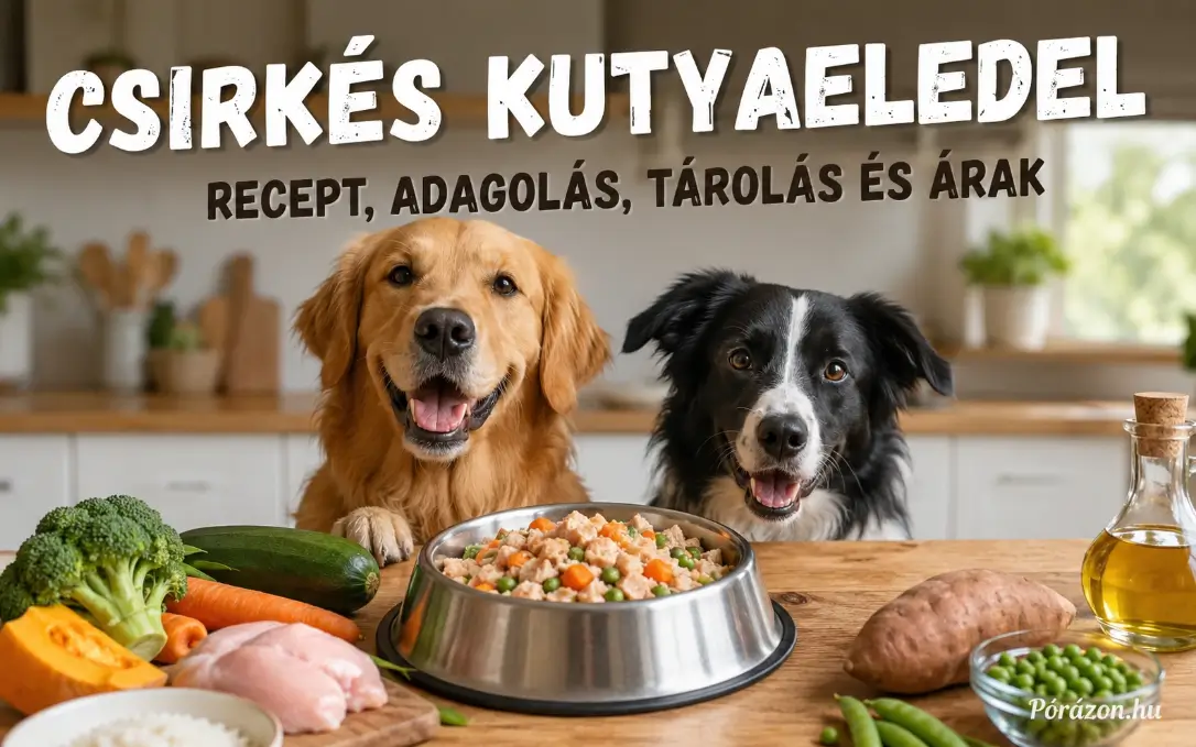 Csirkés kutyaeledel recept