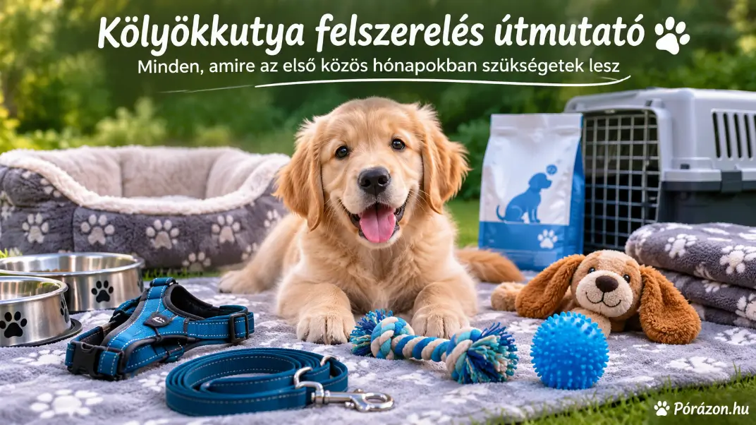 Milyen felszerelések szükségesek egy kölyökkutyának?
