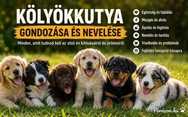 Kölyökkutya – teljes útmutató