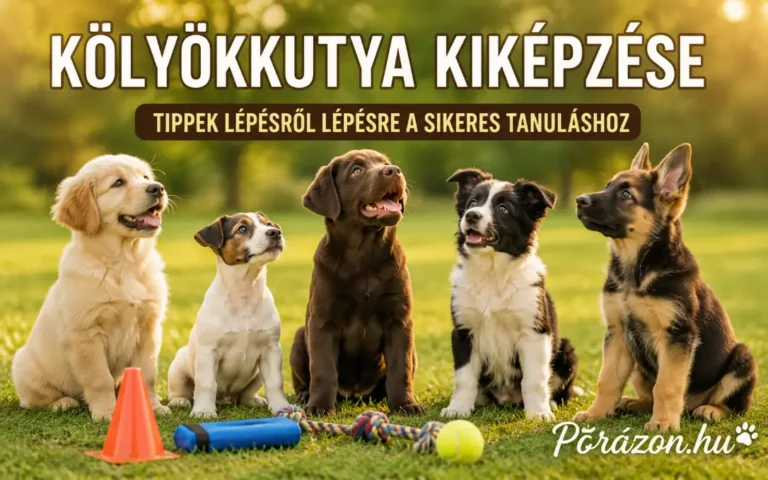 Kölyökkutya kiképzése lépésről lépésre