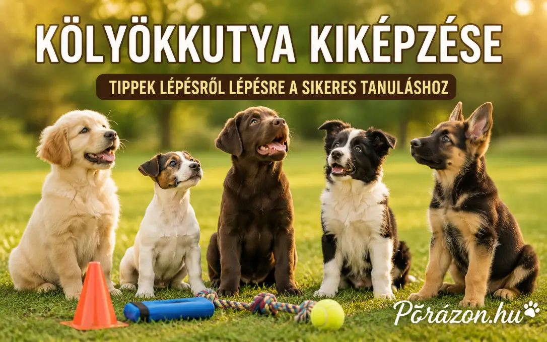 Kölyökkutya kiképzése lépésről lépésre