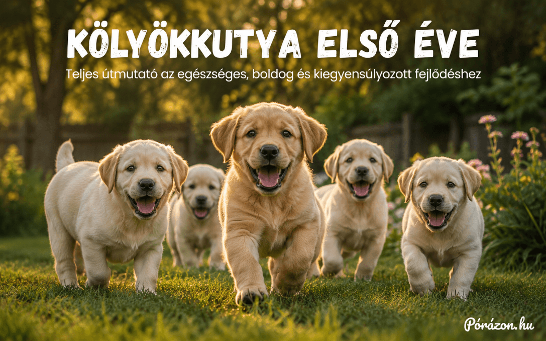 Miért különleges a kölyökkutya első éve?