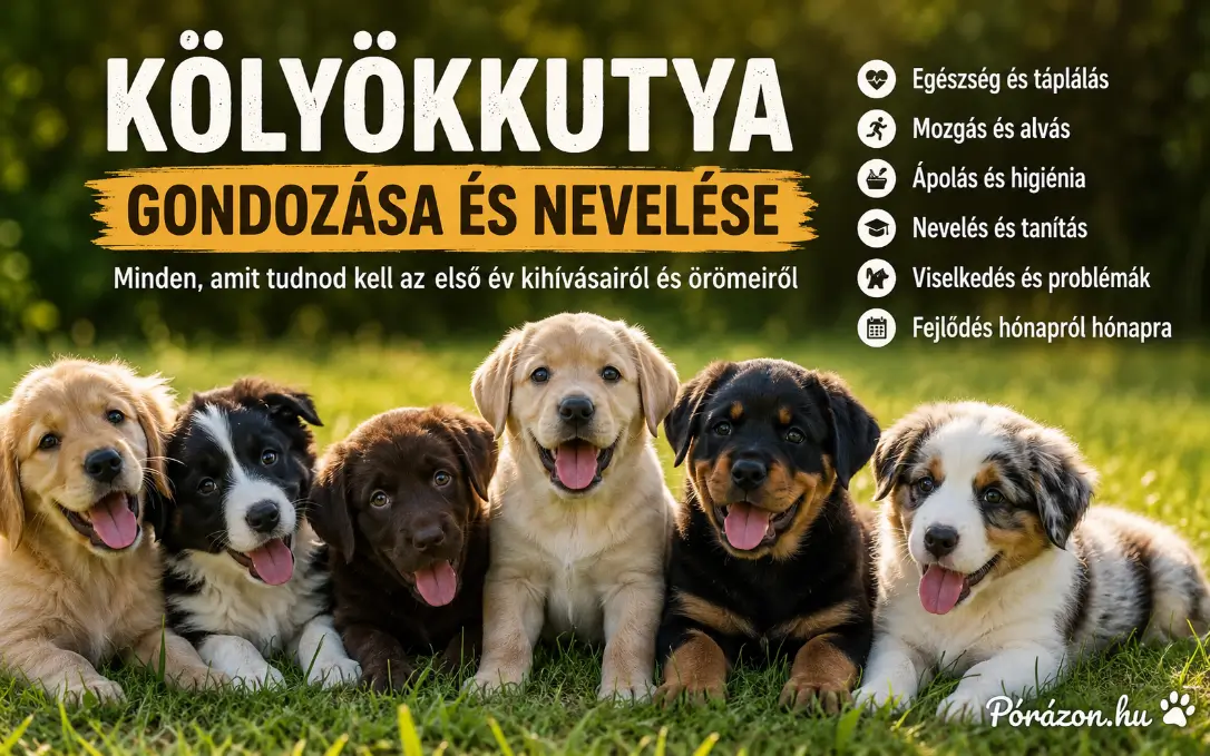 Kölyökkutya – teljes útmutató