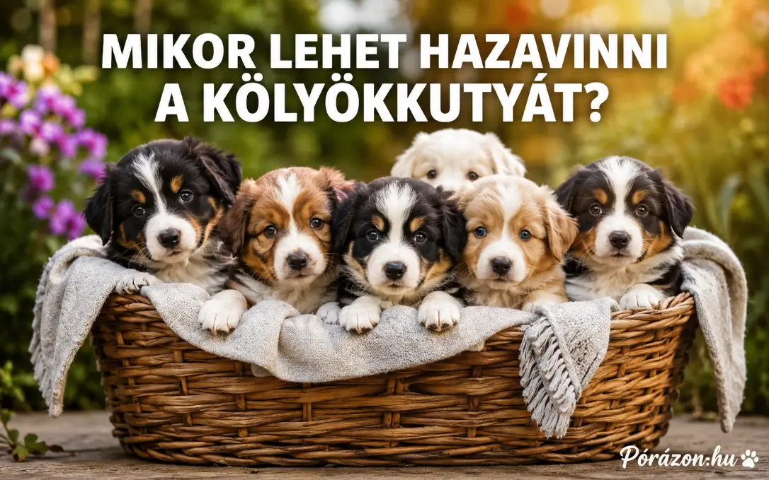 Mikor lehet elhozni a kölyökkutyát?