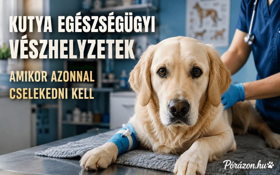 Mikor kell azonnal állatorvoshoz fordulni kutyáddal?