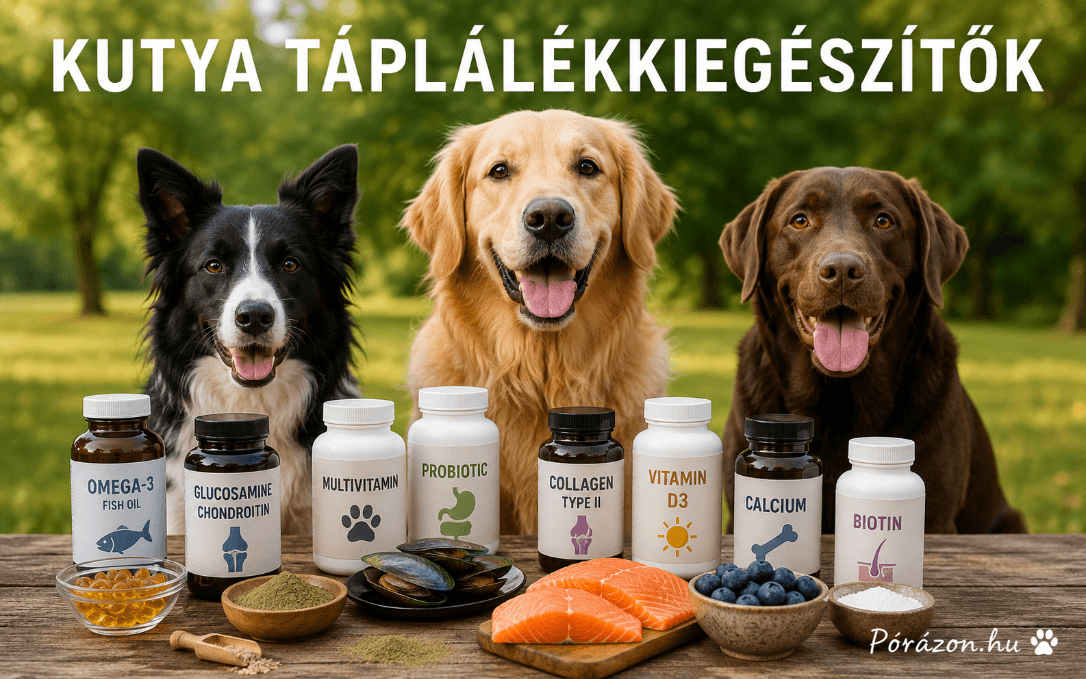 Kutya táplálékkiegészítők – Teljes útmutató