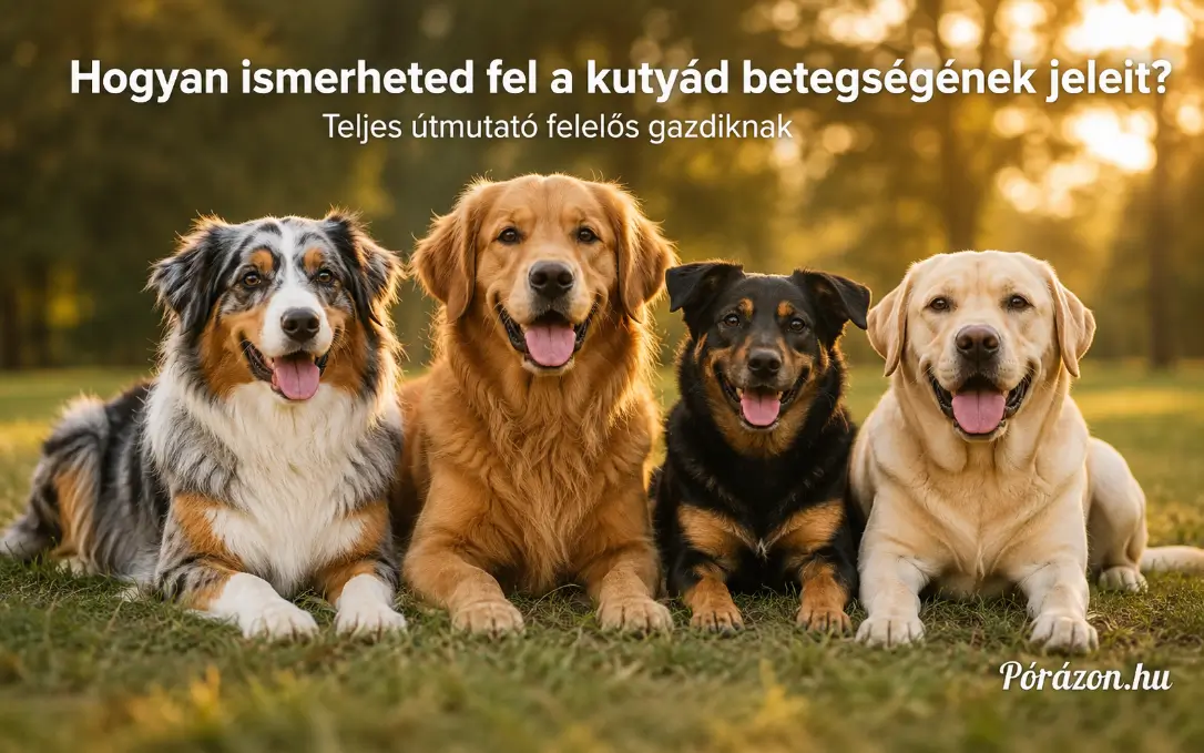 A kutyabetegségek leggyakoribb tünetei
