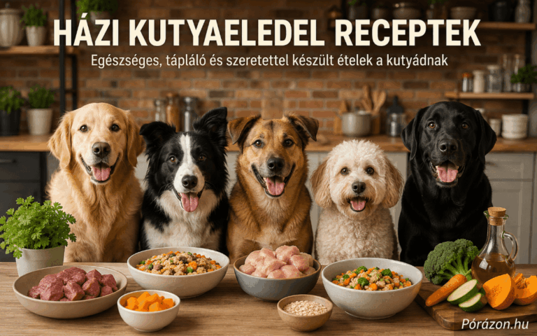 Kutyás receptek – Teljes útmutató az egészséges házi kutyaeledelekhez