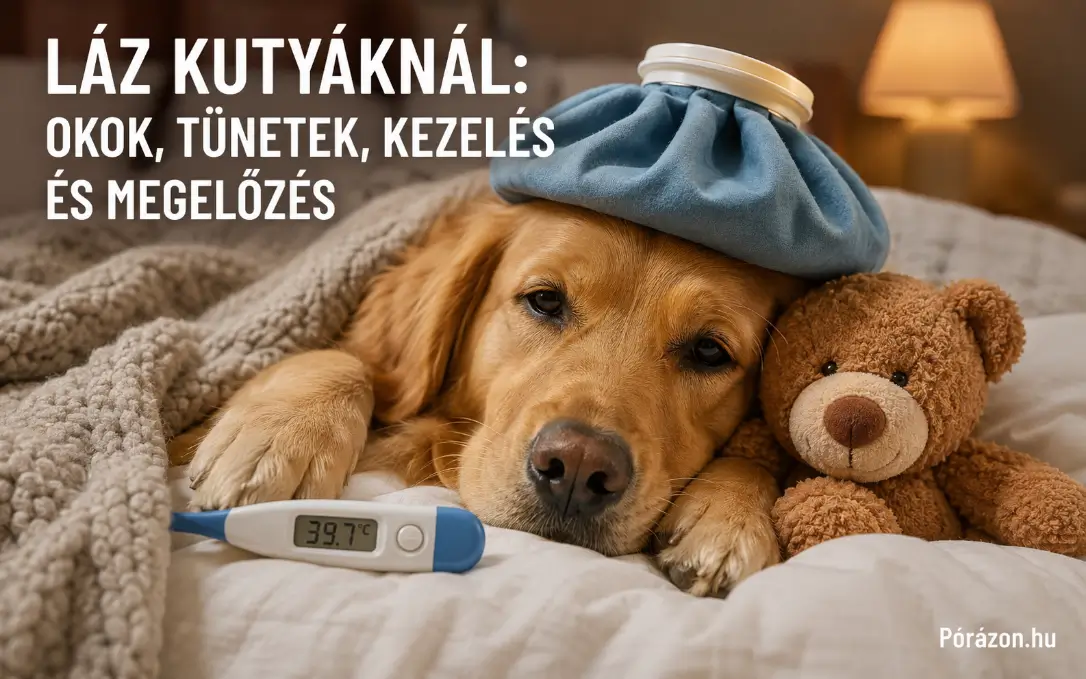 Láz kutyáknál – Okok és kezelés