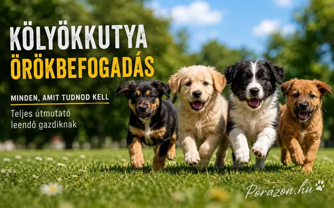Kölyökkutya örökbefogadása – Amit tudnod kell
