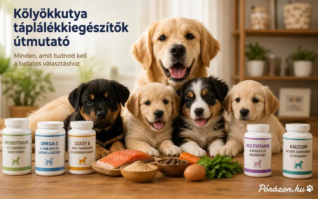 Milyen kiegészítőt kapjon kölyökkutya?