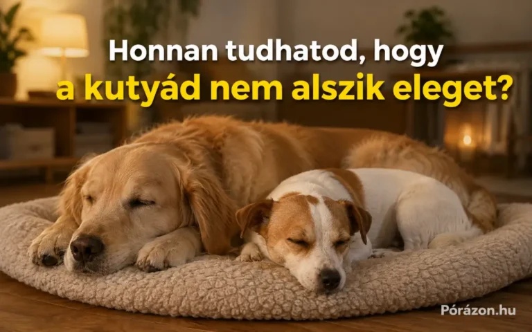 A kutyák alvási szokásai és igényei