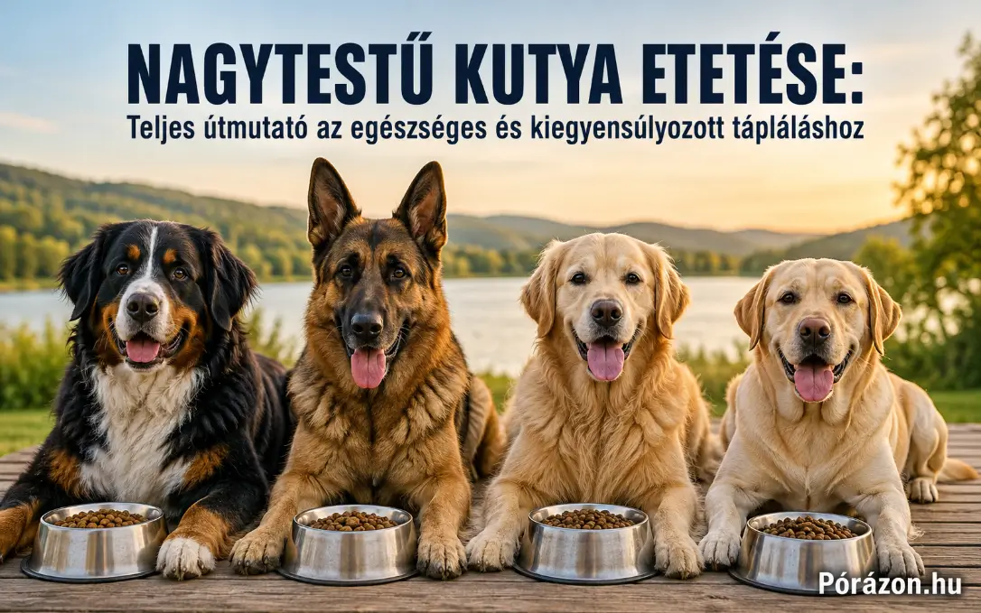 Nagytestű kutya etetése