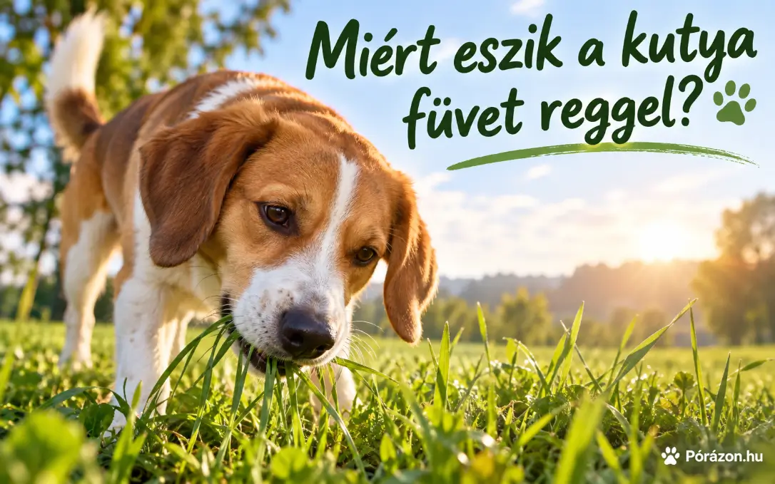 Miért eszik füvet a kutya?