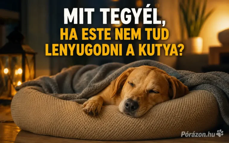 Hogyan segíts a túlpörgő kutyának lenyugodni?