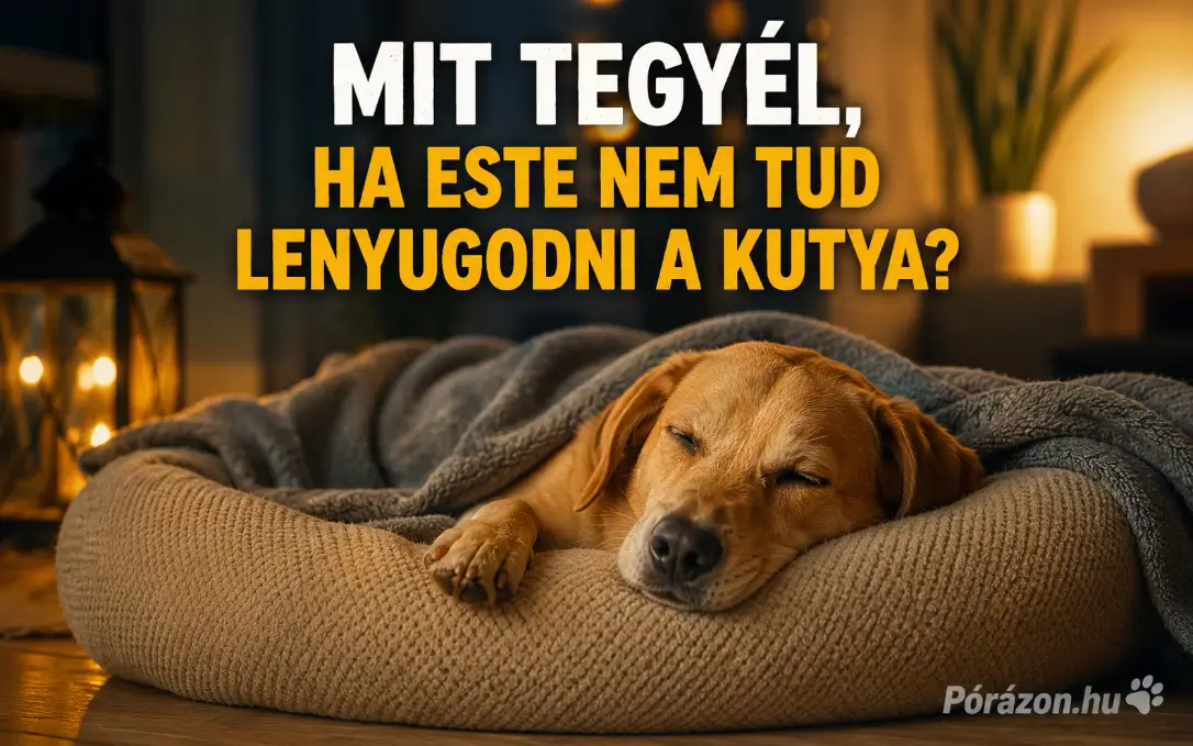 Hogyan segíts a túlpörgő kutyának lenyugodni?
