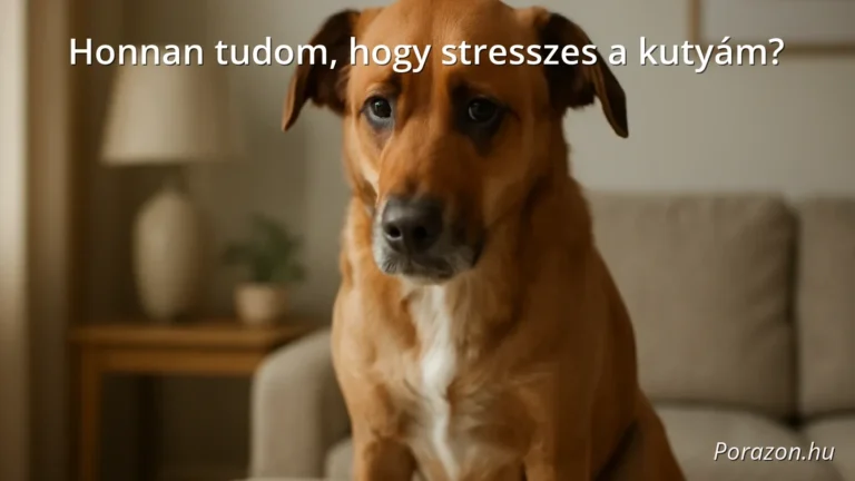 Stresszes kutya testbeszéde és jelei
